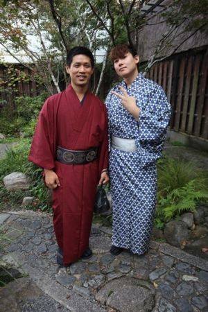 男性着物