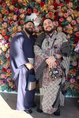 男性着物