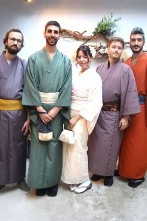 男性着物