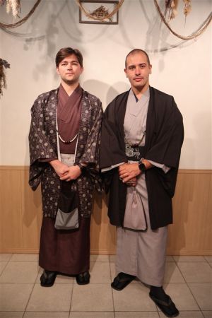 男性着物