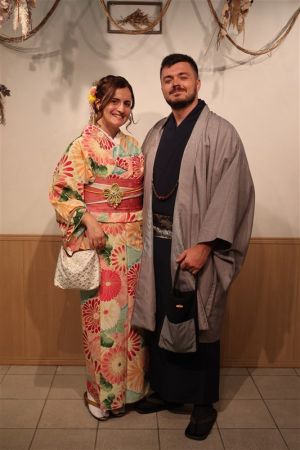 男性着物
