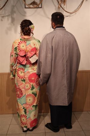 男性着物
