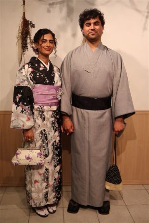 男性着物