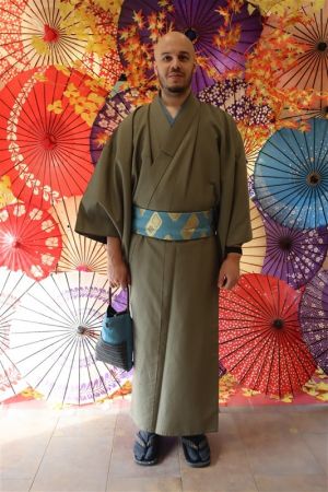 男性着物
