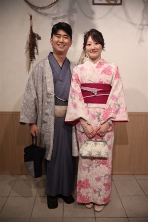 男性着物