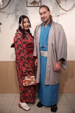 男性着物