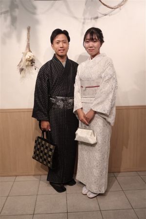 男性着物
