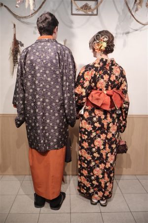 男性着物