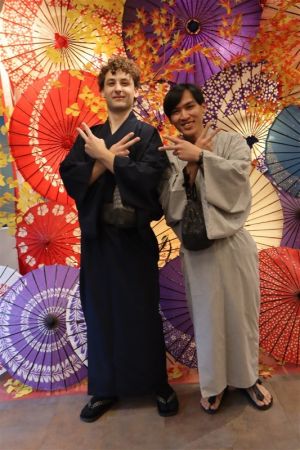 男性着物