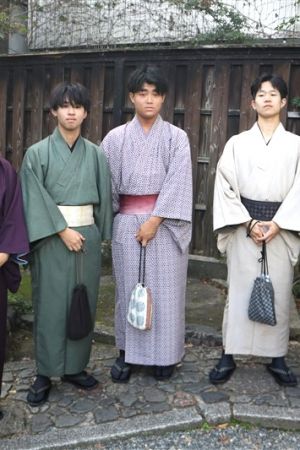 男性着物