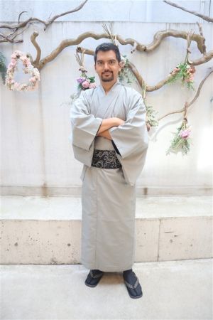 男性着物