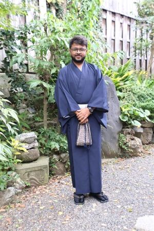 男性着物