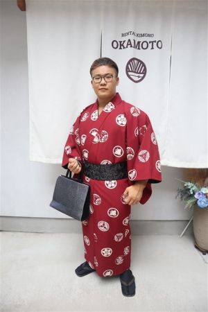 男性着物