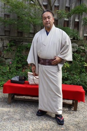 男性着物