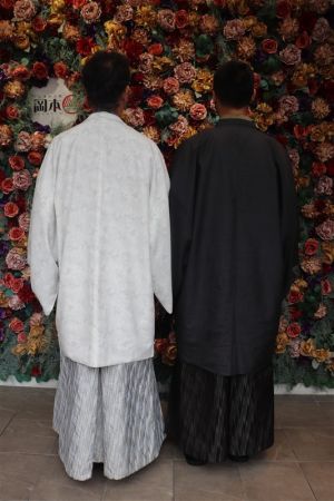 男性着物