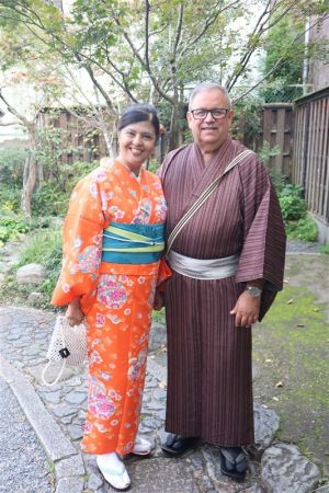 男性着物