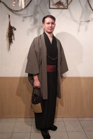 男性着物