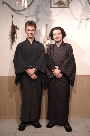 男性着物