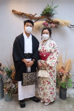 男性着物