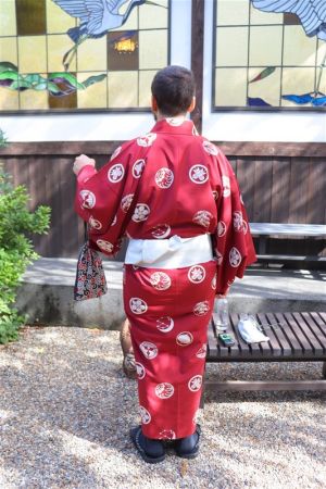 男性着物