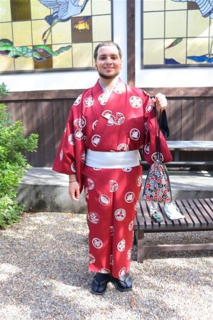 男性着物