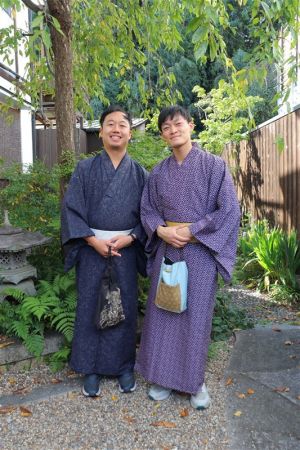 男性着物