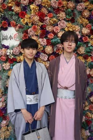 男性着物