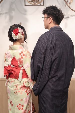 男性着物