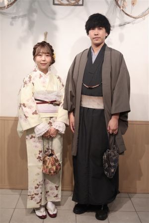 男性着物