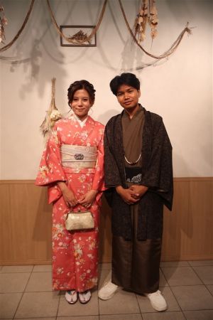 男性着物
