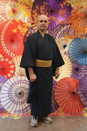 男性着物