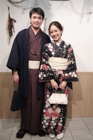 男性着物