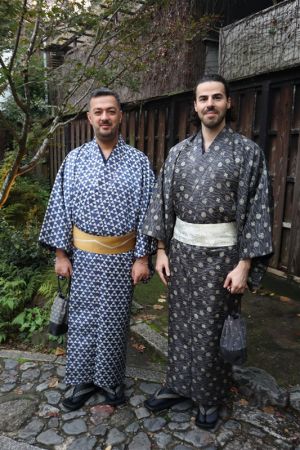 男性着物