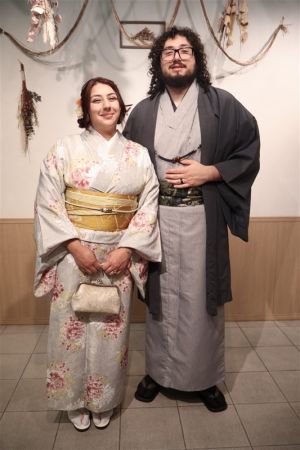 男性着物