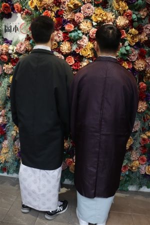 男性着物