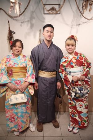 男性着物