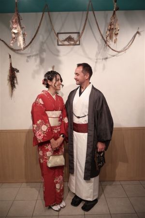 男性着物
