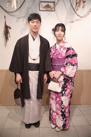 男性着物