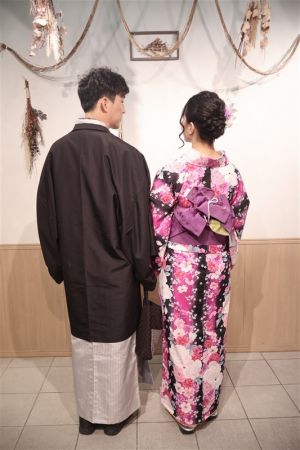 男性着物