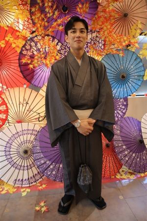 男性着物