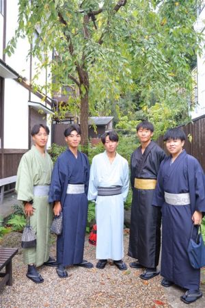 男性着物