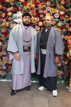 男性着物
