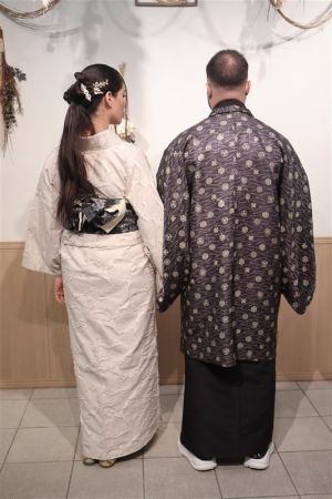 男性着物