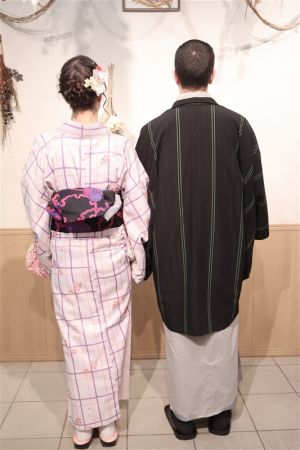 男性着物