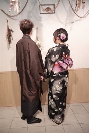 男性着物