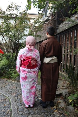 男性着物