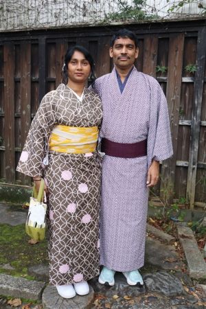 男性着物