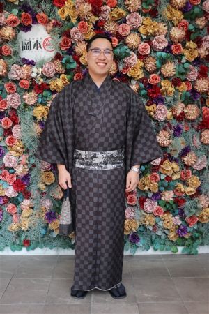 男性着物