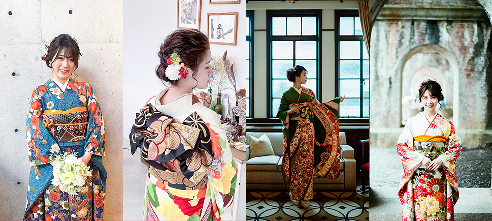 京都でのレンタル着物着用イメージ
