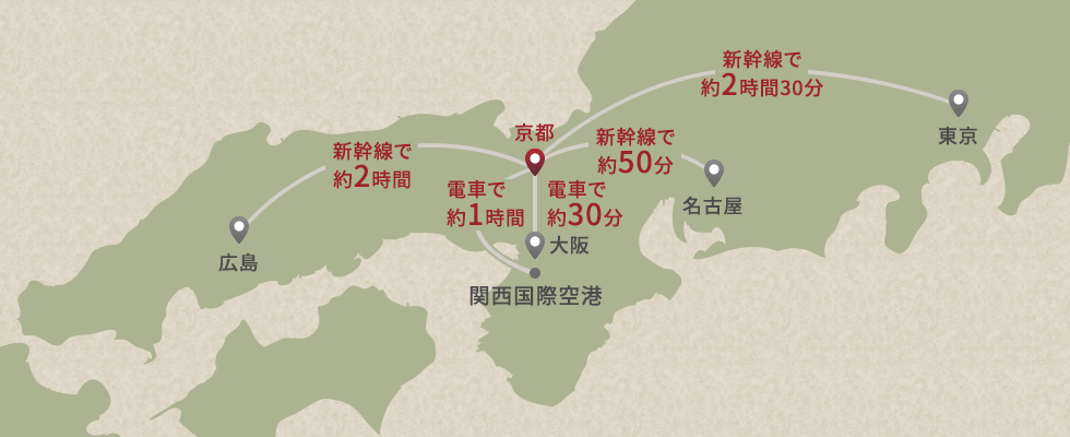 京都 祇園近辺の地図